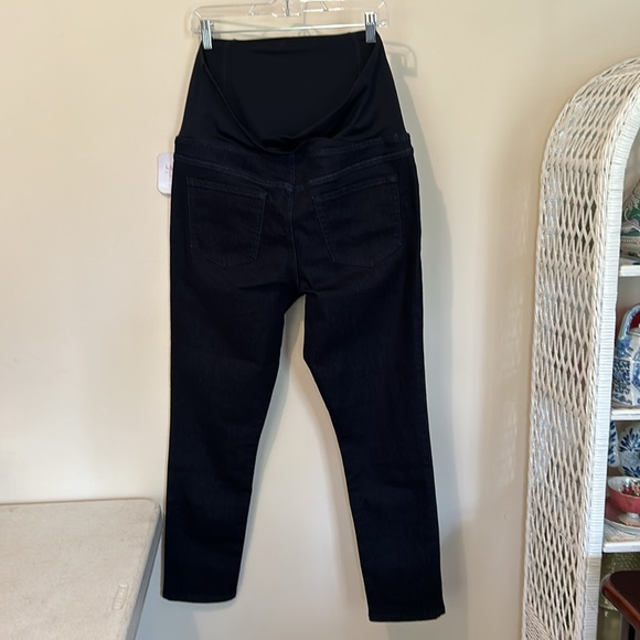 NEW Isabel Women’s Maternity Jeans Crisscross Back Size 14 Denim NWT Retails $30 - Picture 5 of 9